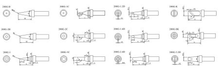 Жало Quick 700A-3C (Quick 200G-3C) купить по низкой цене | МАКСПРОФИТ