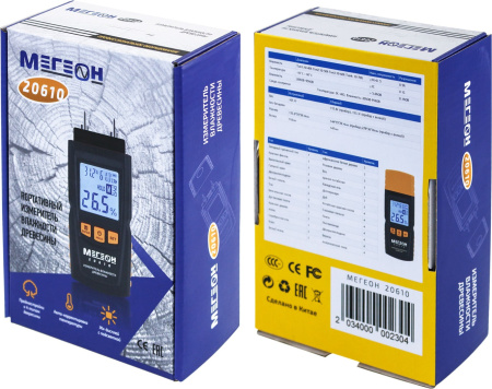 Измеритель влажности древесины МЕГЕОН 20610 купить по низкой цене | МАКСПРОФИТ