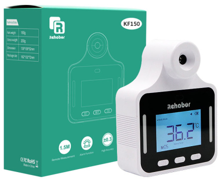 Автоматический инфракрасный термометр для контроля посетителей Rehabor KF150 купить по низкой цене | МАКСПРОФИТ