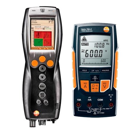 Базовый комплект testo 330-2 LL с Bluetooth + мультиметр testo 760-2 купить по низкой цене | МАКСПРОФИТ