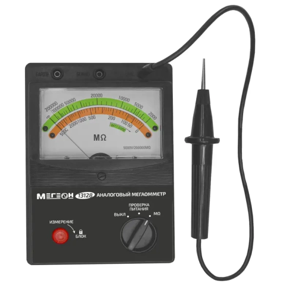 Мегаомметр (измеритель сопротивления изоляции) МЕГЕОН 13128 купить по низкой цене | МАКСПРОФИТ
