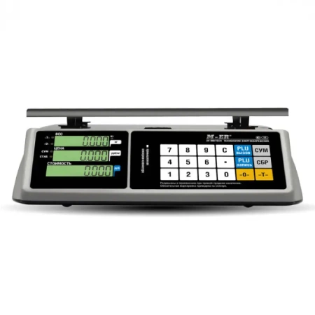 Торговые настольные весы M-ER 328 AC-32.5 "TOUCH-M" LCD с поверкой купить по низкой цене | МАКСПРОФИТ