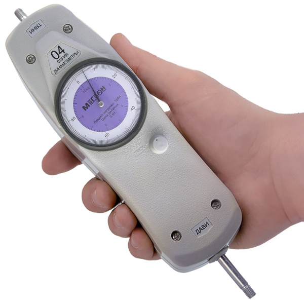 Динамометр сжатия-растяжения аналоговый МЕГЕОН 04020 купить по низкой цене | МАКСПРОФИТ