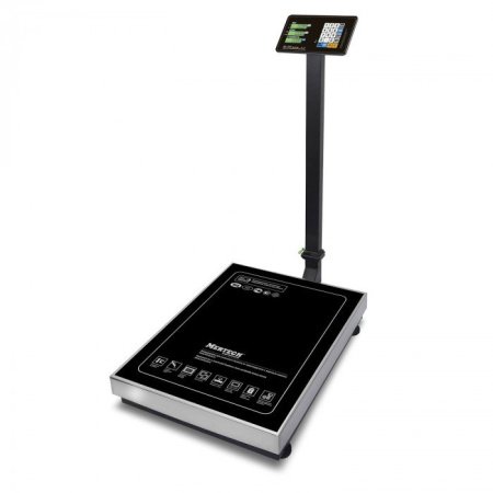 Торговые напольные весы M-ER 333 ACLP-300.50/100 "TRADER"  с расчетом стоимости LCD с RS-232 купить по низкой цене | МАКСПРОФИТ
